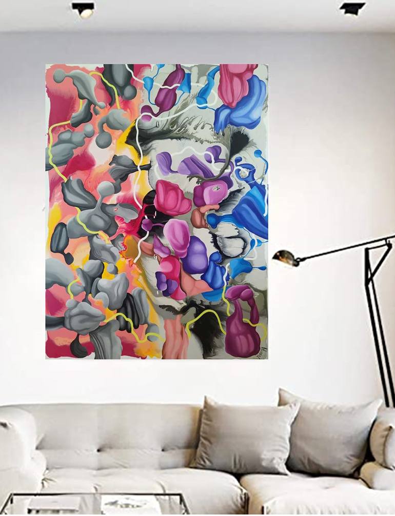 Original Abstract Painting by Yelena Revis