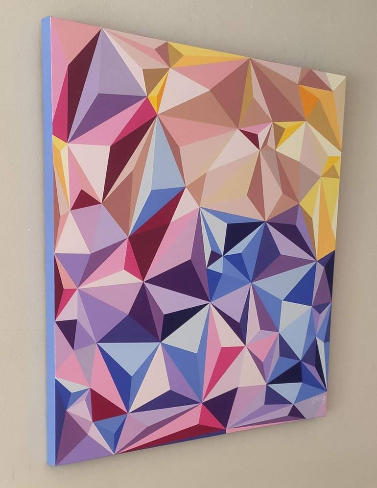 Original Geometric Painting by Yelena Revis