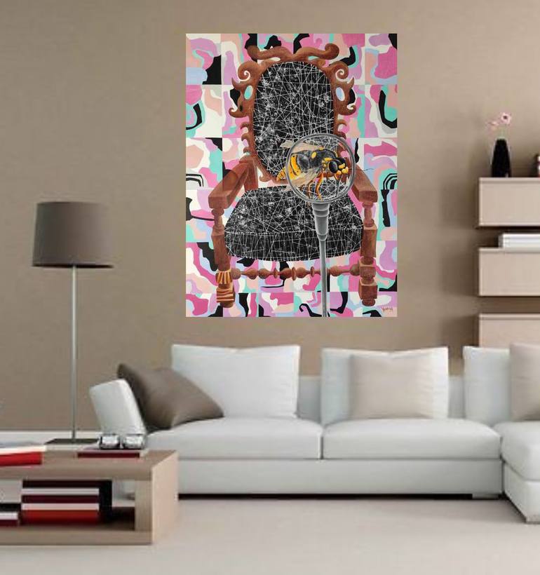 Original Illustration Abstract Painting by Yelena Revis