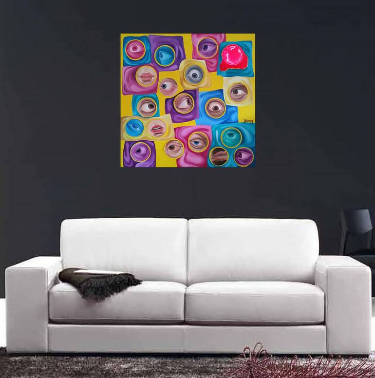 Original Abstract Painting by Yelena Revis