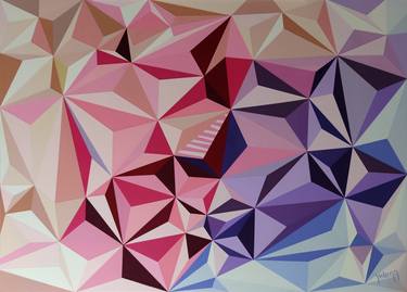 The Colorful Rhythm - abstract geometric artwork thumb