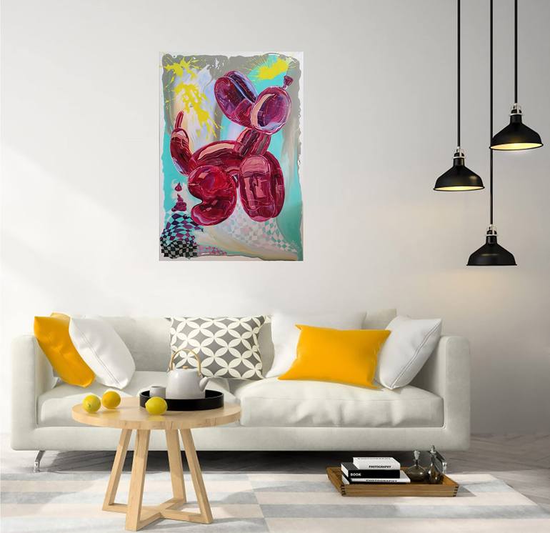 Original Abstract Expressionism Abstract Painting by Yelena Revis