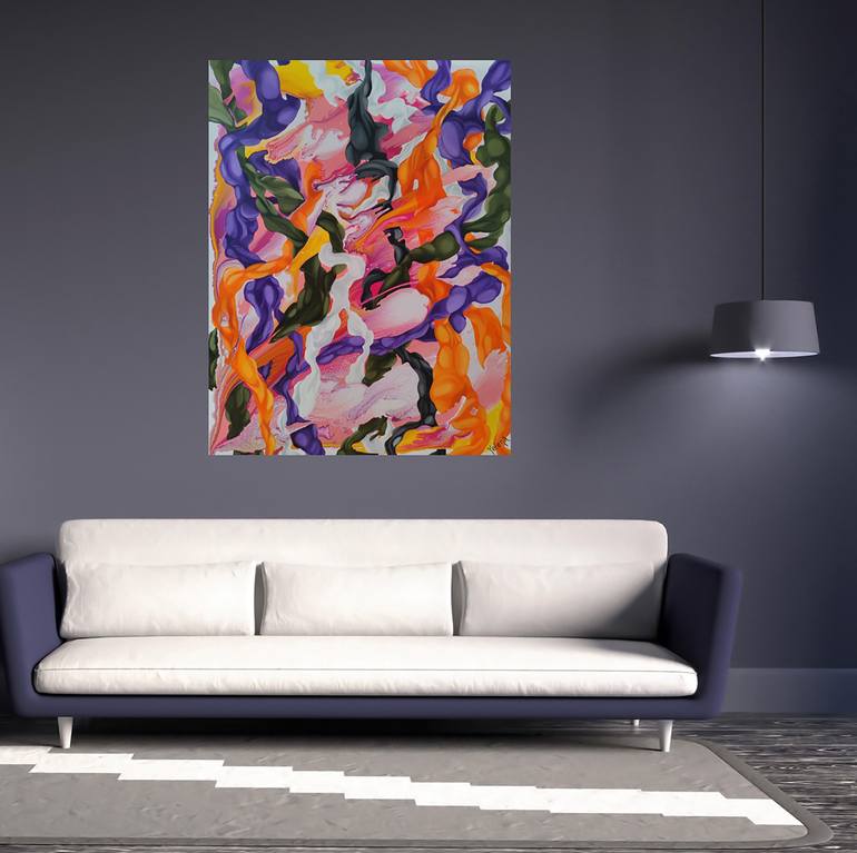 Original Abstract Painting by Yelena Revis