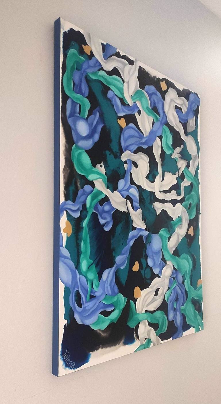 Original Abstract Painting by Yelena Revis