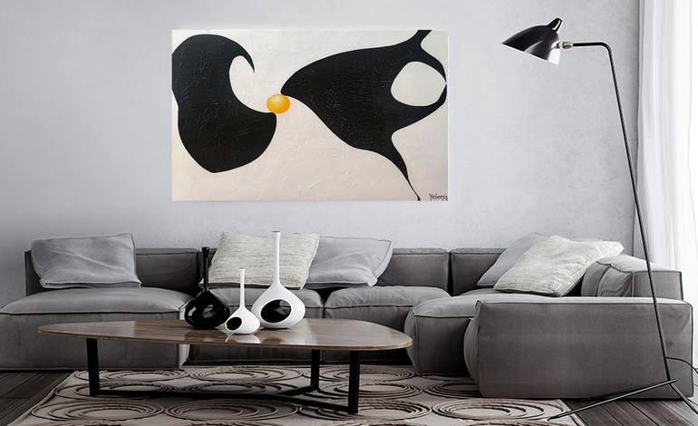 Original Abstract Expressionism Abstract Painting by Yelena Revis