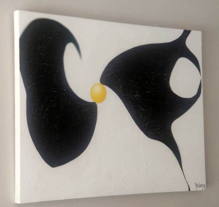 Original Abstract Expressionism Abstract Painting by Yelena Revis