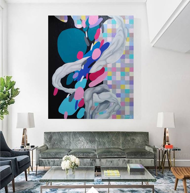 Original Abstract Painting by Yelena Revis