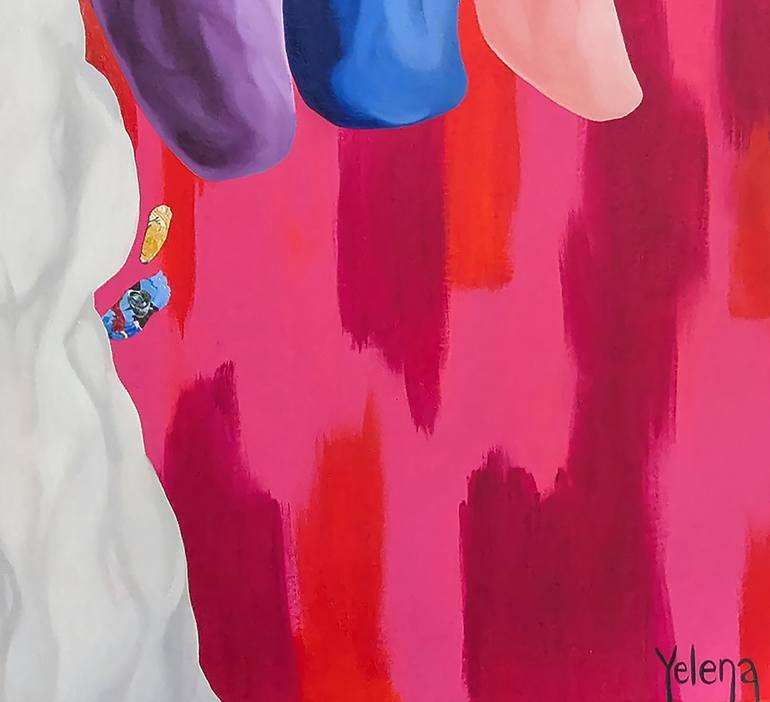 Original Abstract Expressionism Abstract Painting by Yelena Revis