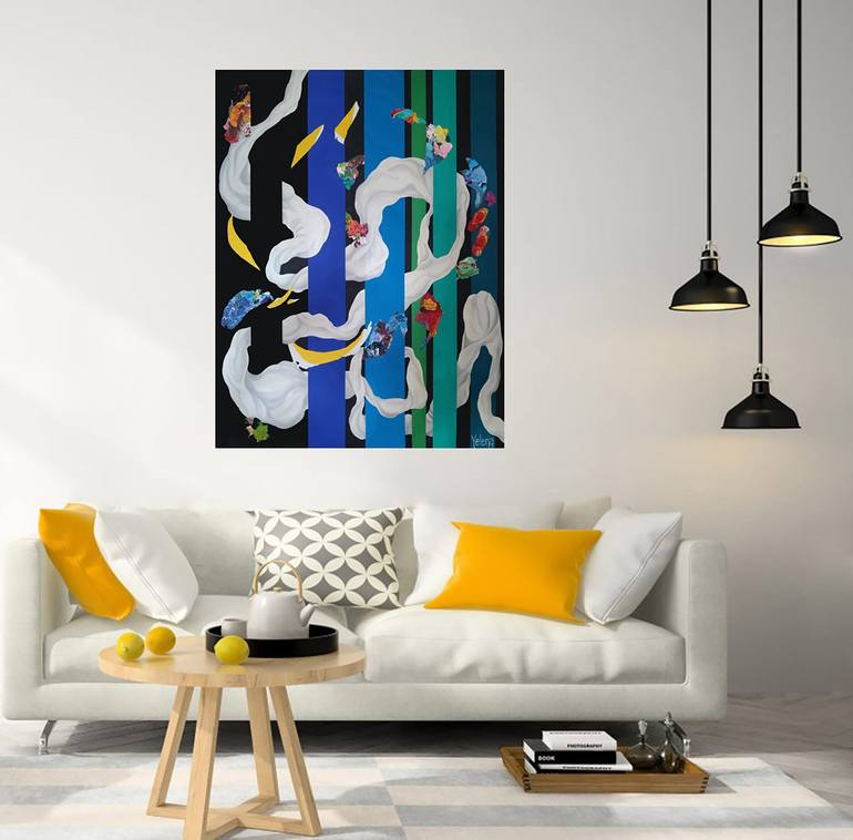 Original Abstract Painting by Yelena Revis