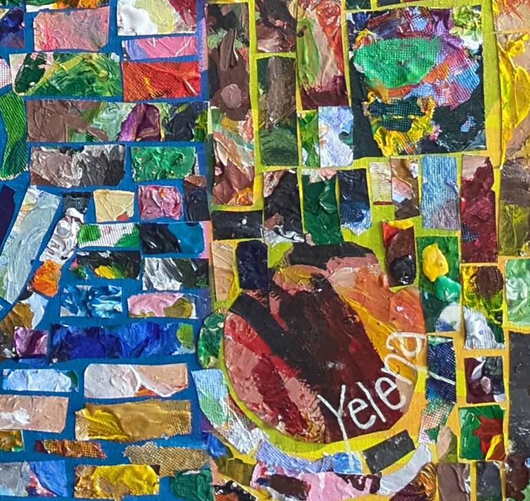Original Abstract Expressionism Abstract Painting by Yelena Revis