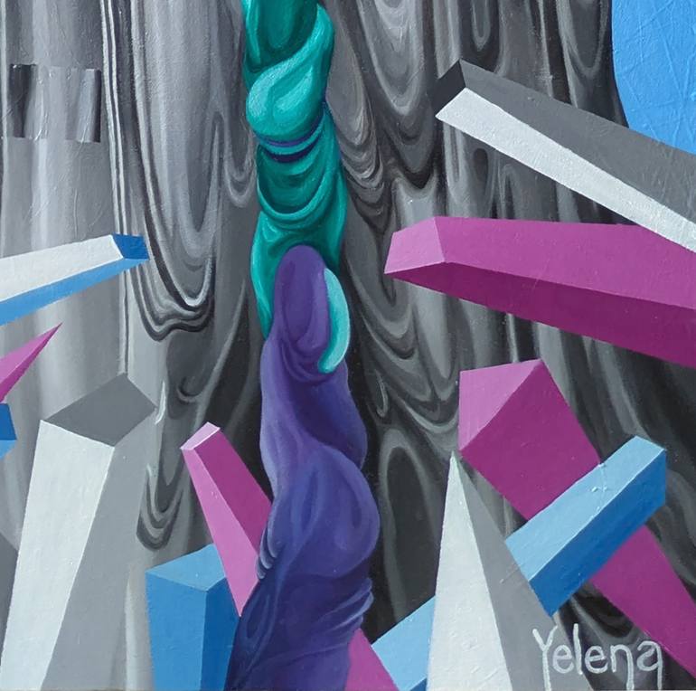 Original Contemporary Abstract Painting by Yelena Revis