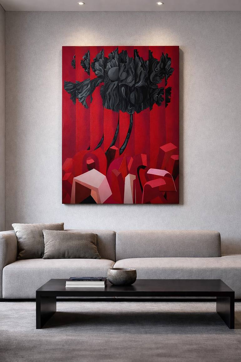 Original Modernism Abstract Painting by Yelena Revis