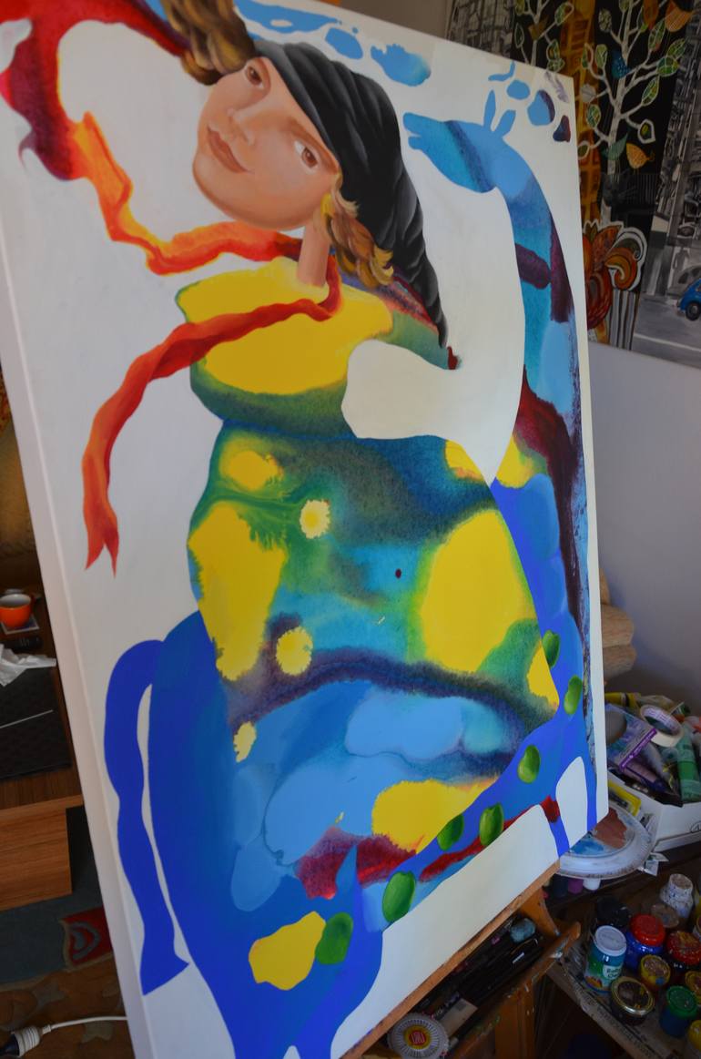 Original Abstract Painting by Yelena Revis