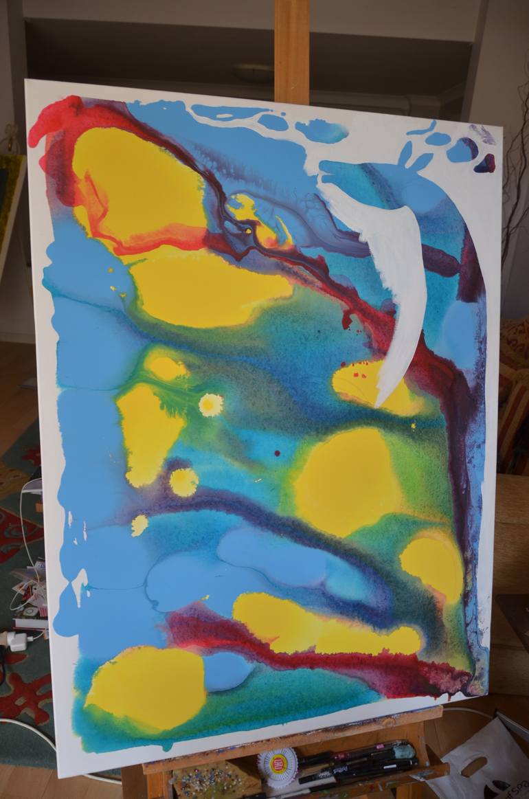 Original Abstract Painting by Yelena Revis