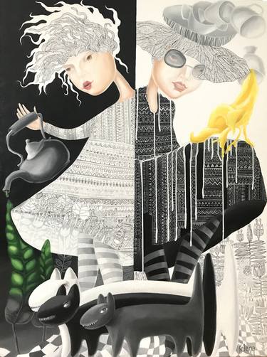 Print of Art Deco Fantasy Paintings by Yelena Revis