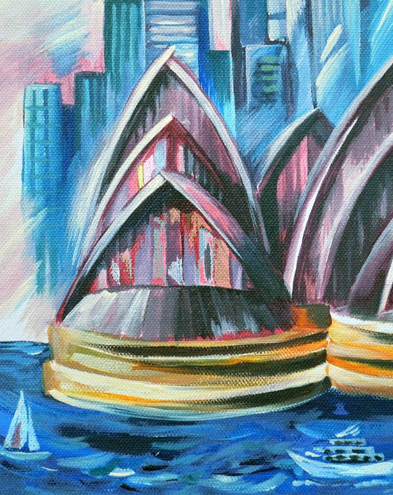 Original Cities Painting by Yelena Revis