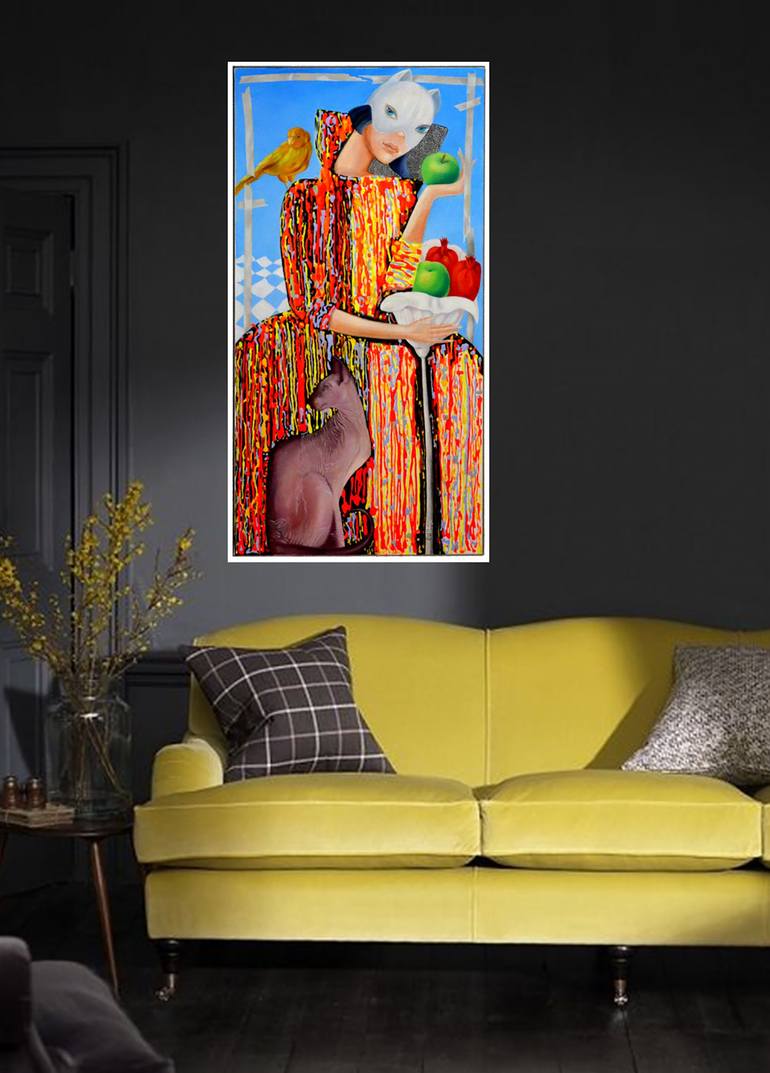 Original Figurative Women Painting by Yelena Revis