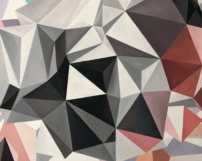 Original Geometric Painting by Yelena Revis