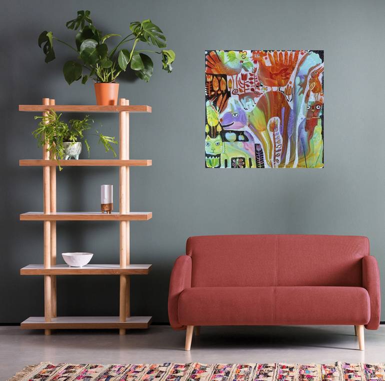 Original Illustration Abstract Painting by Yelena Revis