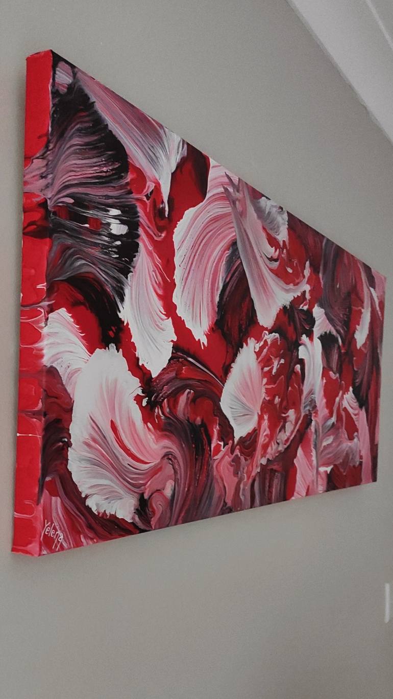 Original Abstract Expressionism Abstract Painting by Yelena Revis