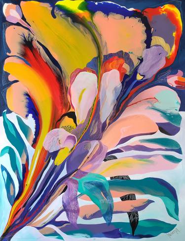 Print of Floral Paintings by Yelena Revis