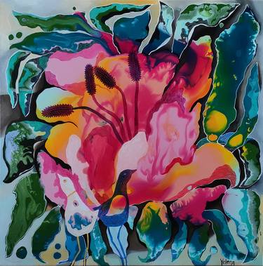 Print of Floral Paintings by Yelena Revis