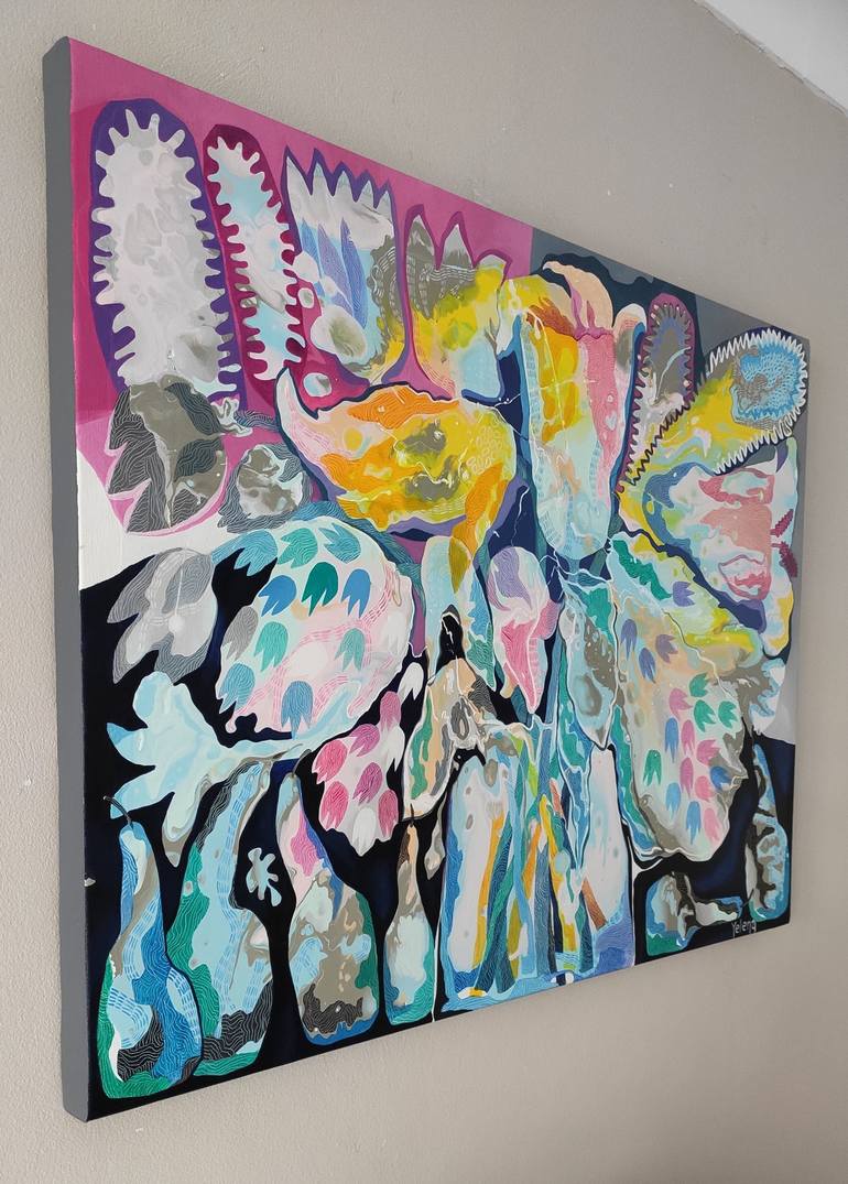 Original Floral Painting by Yelena Revis
