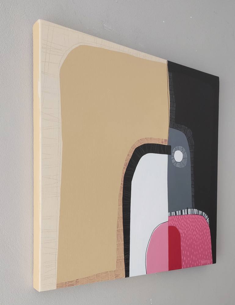 Original Abstract Expressionism Abstract Painting by Yelena Revis