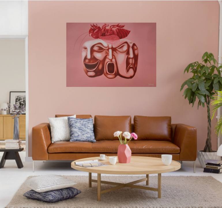 Original Expressionism Abstract Painting by Yelena Revis