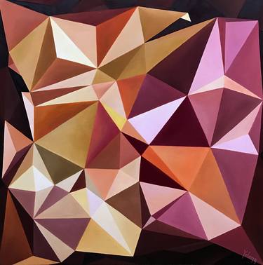 Print of Geometric Paintings by Yelena Revis