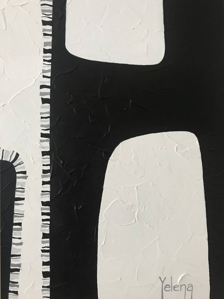 Original Art Deco Abstract Painting by Yelena Revis