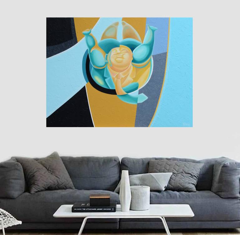 Original Abstract Painting by Yelena Revis