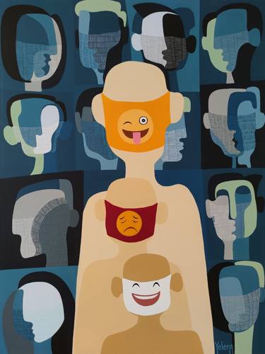 Print of People Paintings by Yelena Revis
