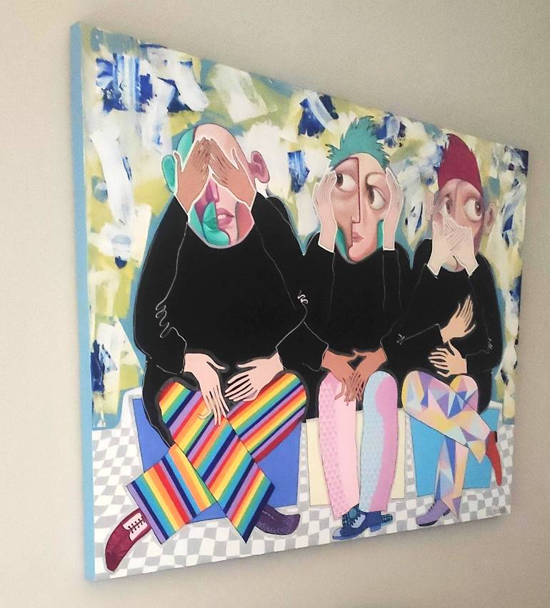 Original Popular culture Painting by Yelena Revis