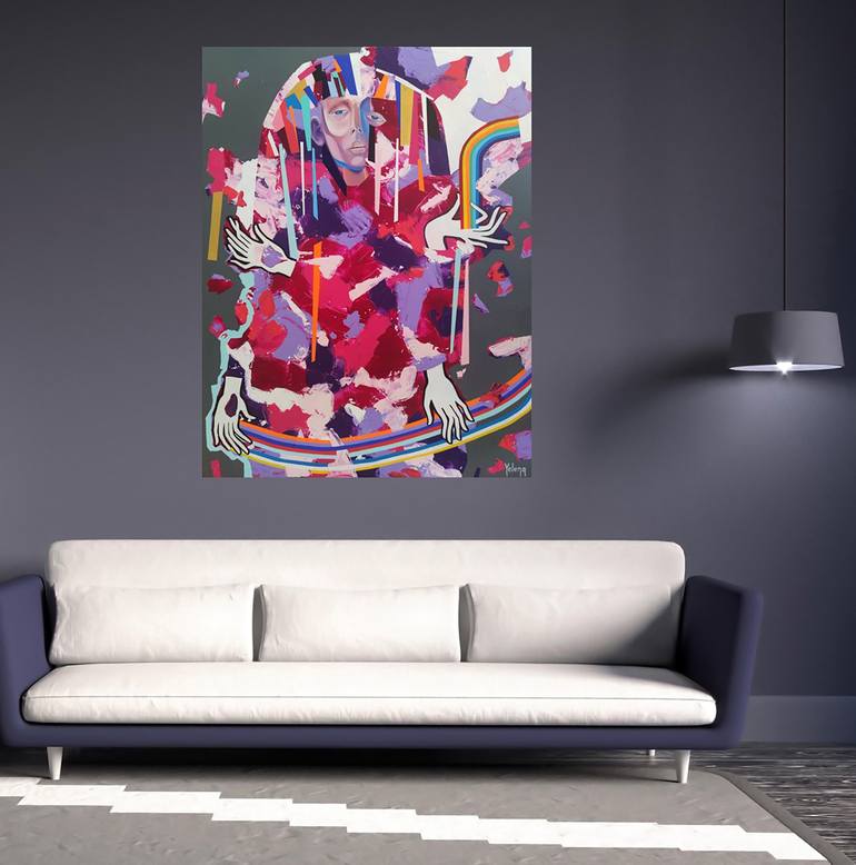 Original Abstract Painting by Yelena Revis