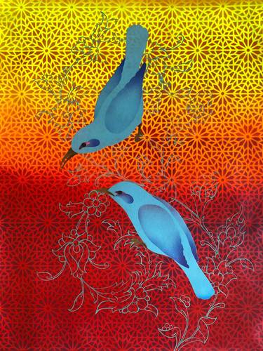 Original Abstract Patterns Paintings by Keyvan Shovir
