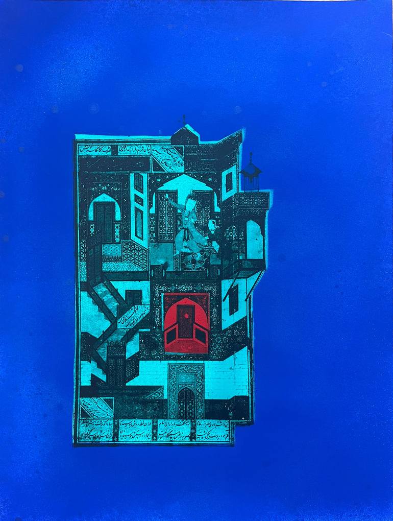 Original Abstract Classical Mythology Paintings by Keyvan Shovir