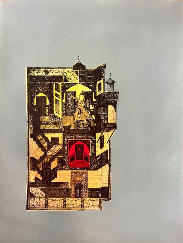 Original Abstract Classical Mythology Paintings by Keyvan Shovir