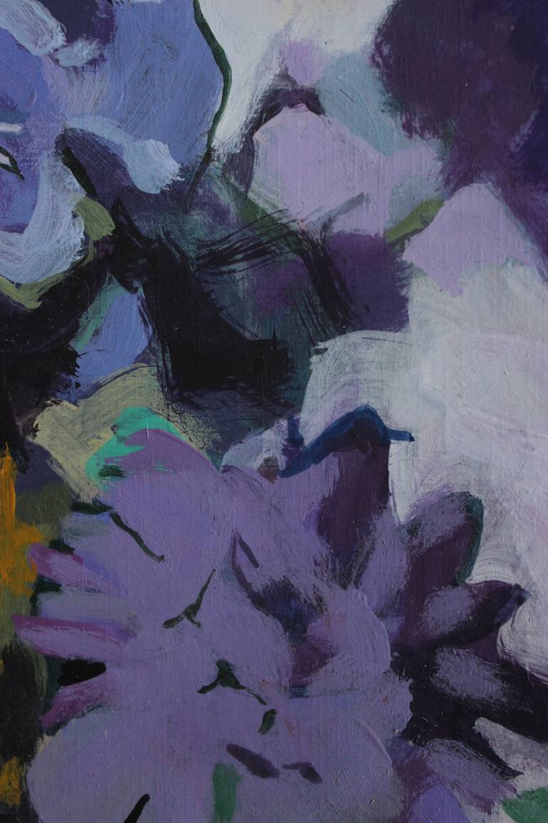 Original Contemporary Floral Painting by Vira Holubchak