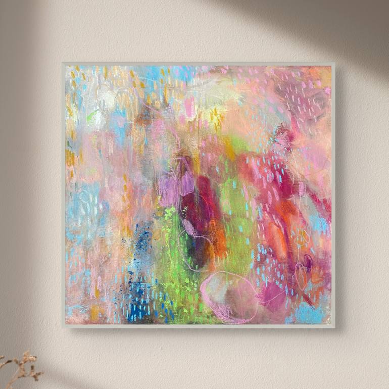 Original Contemporary Abstract Mixed Media by Ruta Puidokaite-Keane