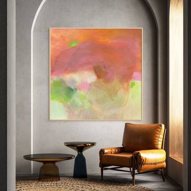 Original Abstract Painting by Ruth Puidokaite-Keane