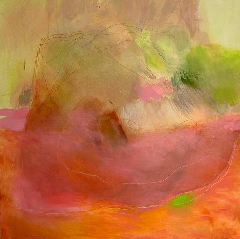Original Abstract Painting by Ruta Puidokaite-Keane