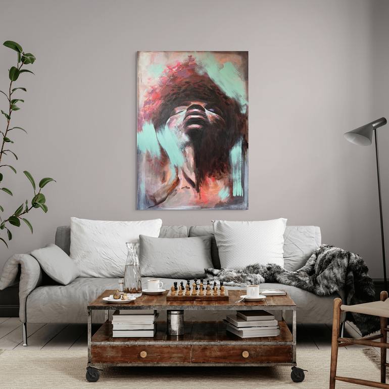 Original Expressionism Abstract Painting by Ruta Puidokaite-Keane