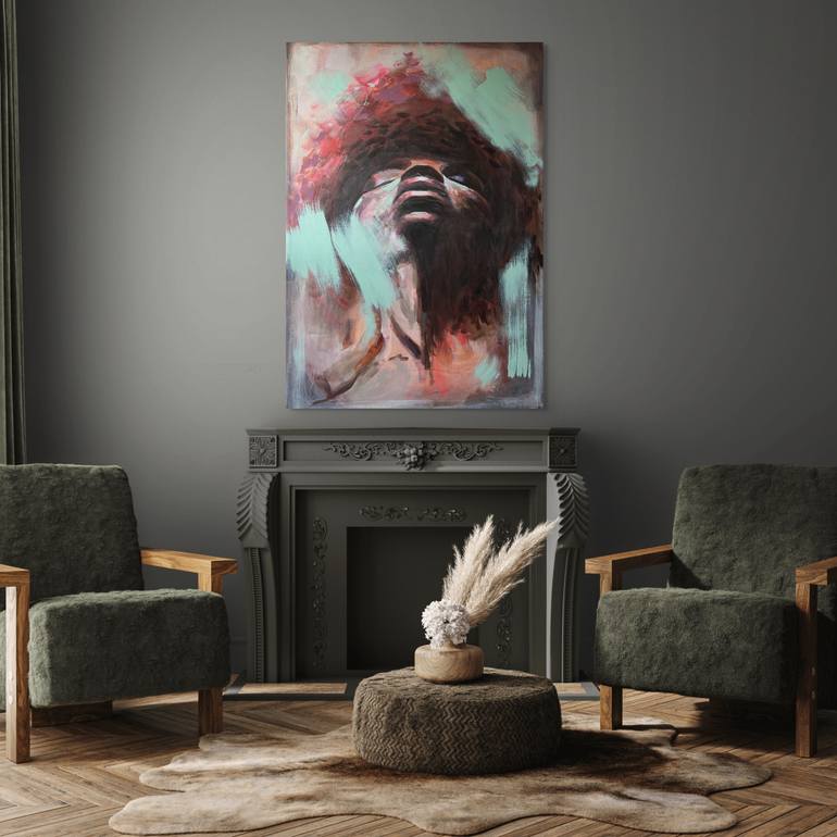Original Expressionism Abstract Painting by Ruta Puidokaite-Keane
