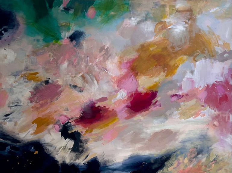 Original Modern Abstract Painting by Ruta Puidokaite-Keane