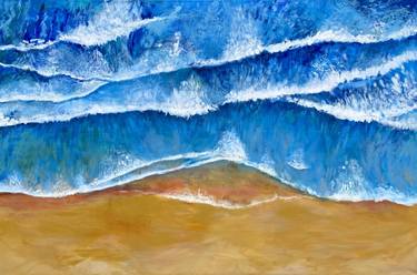 Saatchi Art Artist Ruth Puidokaite-Keane; Paintings, “Walk upon the Irish Sea” #art
