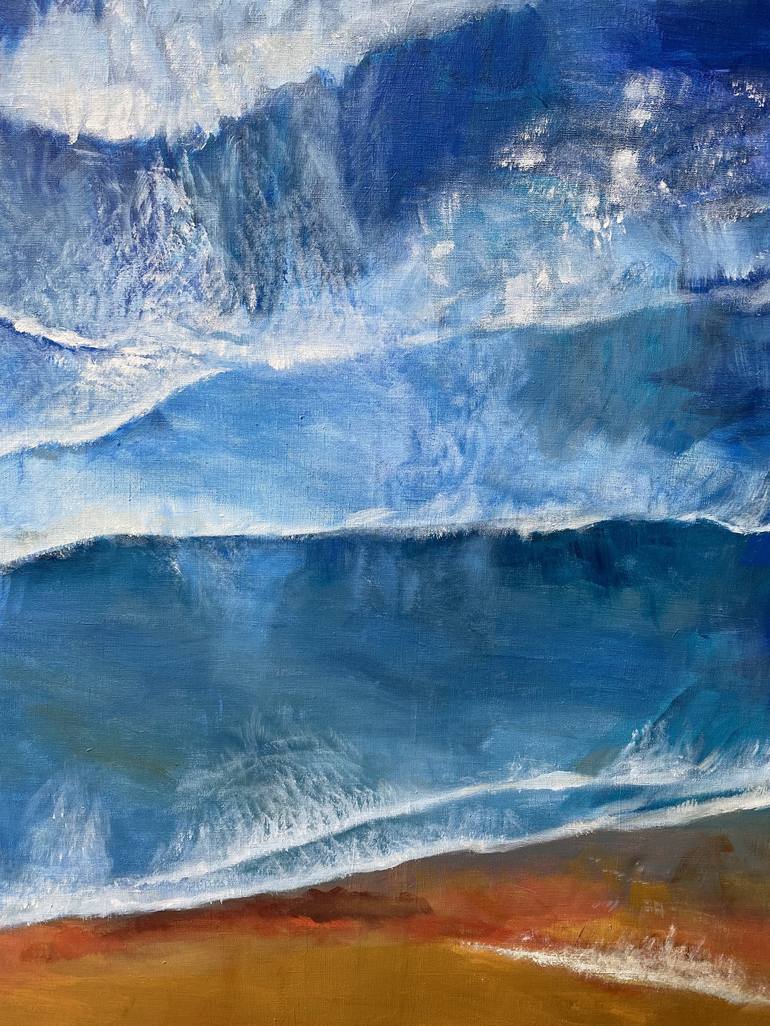 Original Seascape Painting by Ruth Puidokaite-Keane