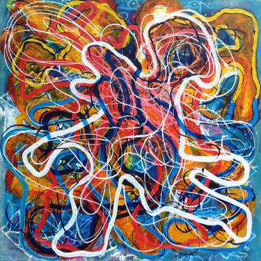 Original Abstract Paintings by Lubomir Sladecek