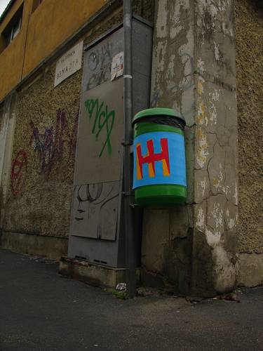 Street Instalation in Via Padova. Milan, by Coyote Communication Army thumb