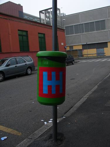 Street Instalation in Via Padova. Milan, by Coyote Communication Army thumb